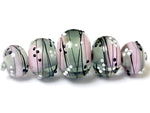 grace lampwork beads artisan handmade glass beads SRA