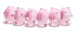 10110521 - Six Matte Slumber Party Rondelle Beads