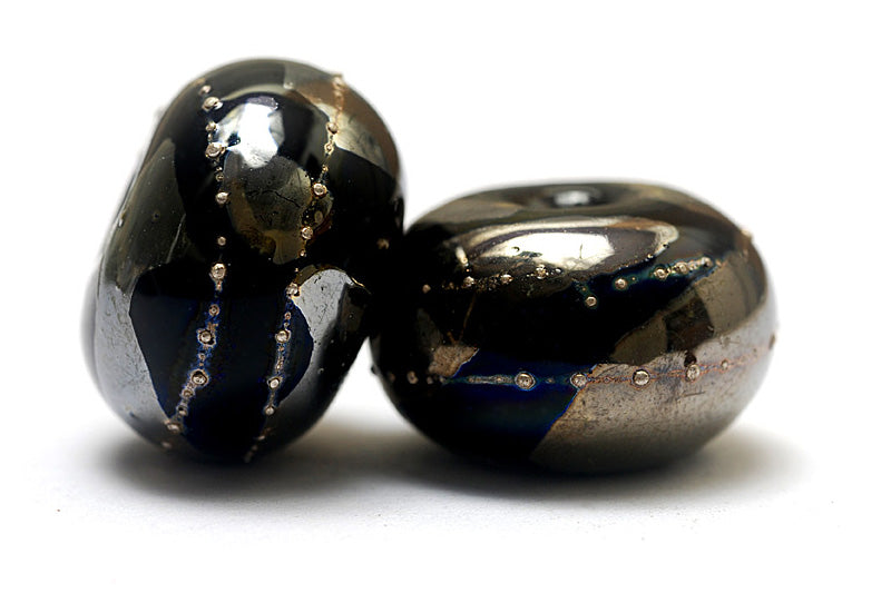 grace lampwork beads artisan handmade glass beads SRA