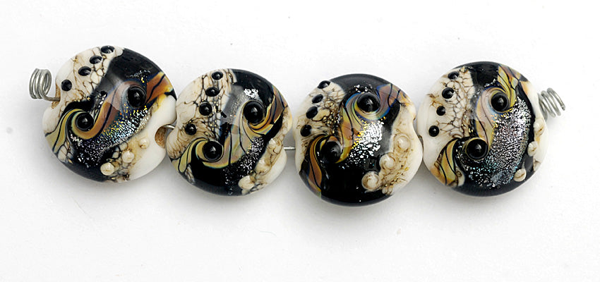 10204712 - Four Ravens Stardust Lentil Beads