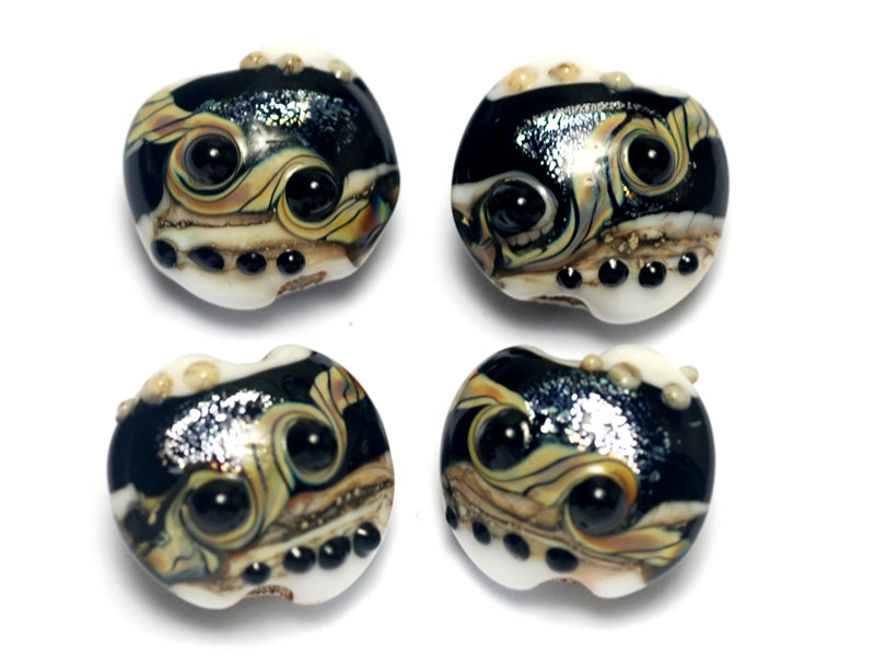 10204712 - Four Ravens Stardust Lentil Beads