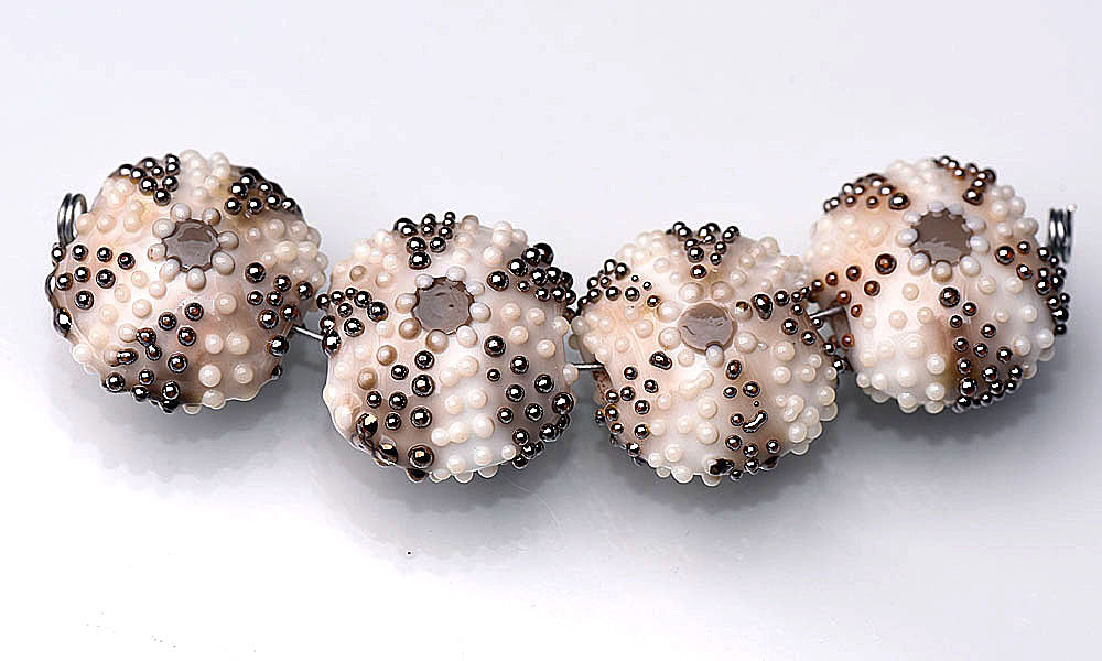 grace lampwork beads artisan handmade glass beads SRA
