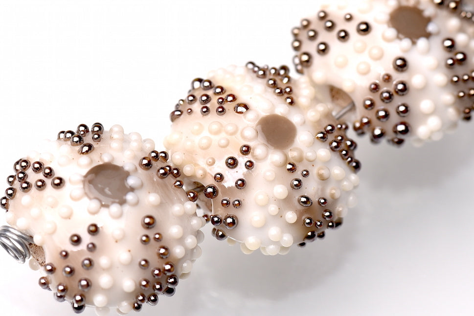 grace lampwork beads artisan handmade glass beads SRA