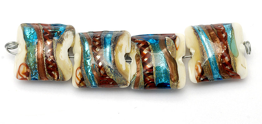 grace lampwork beads artisan handmade glass beads SRA