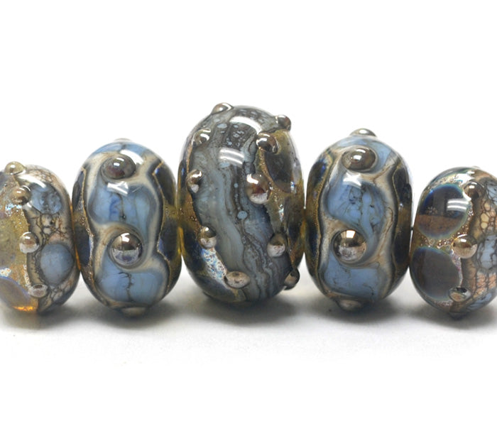 grace lampwork beads artisan handmade glass beads SRA