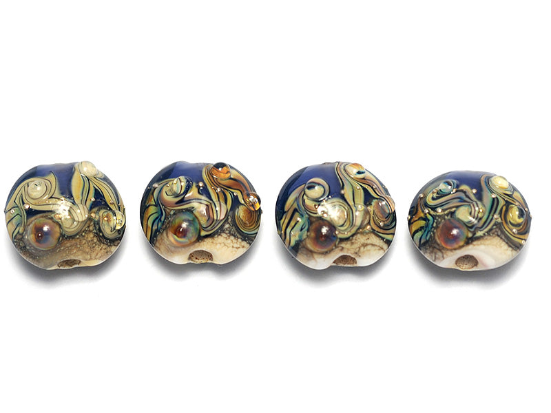 grace lampwork beads artisan handmade glass beads SRA