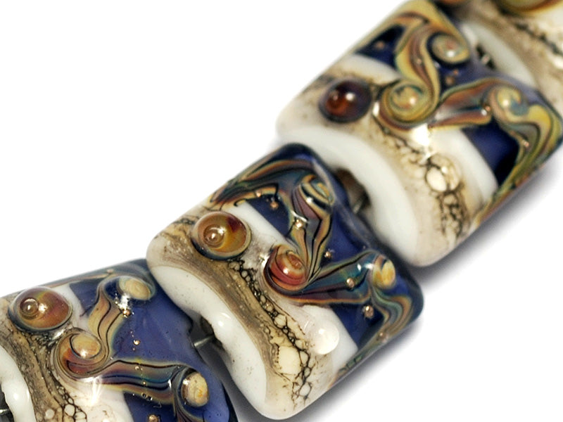 grace lampwork beads artisan handmade glass beads SRA