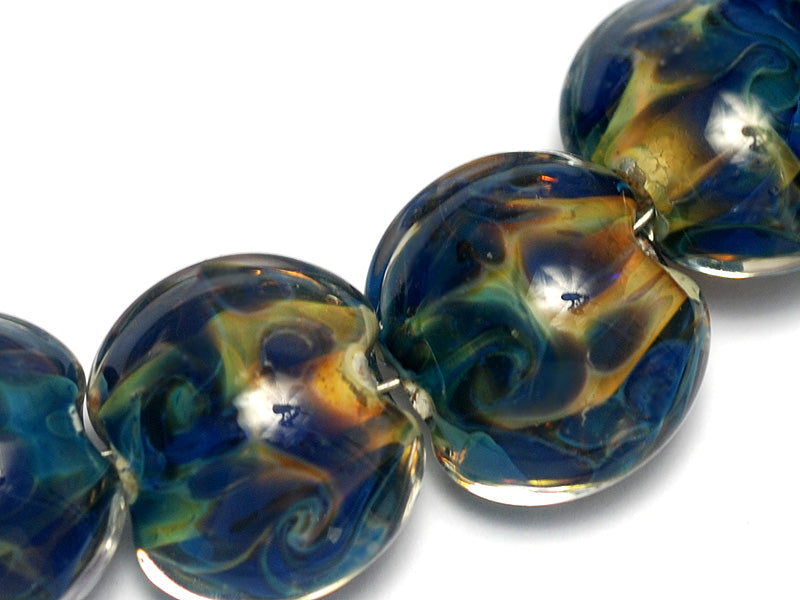 grace lampwork beads artisan handmade glass beads SRA
