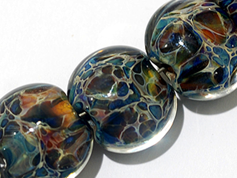 grace lampwork beads artisan handmade glass beads SRA