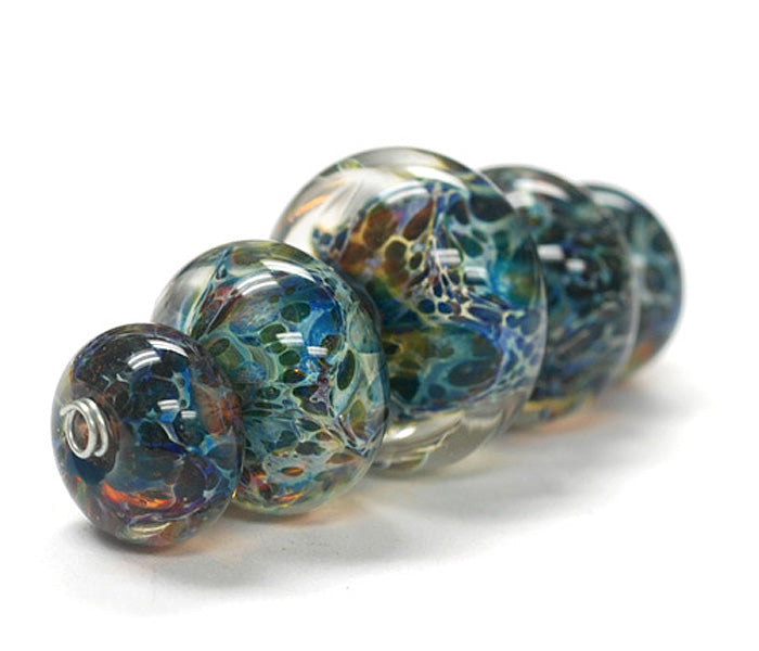 grace lampwork beads artisan handmade glass beads SRA