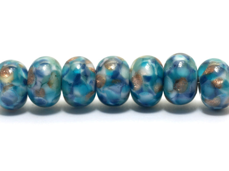 10410701 - Seven Ocean View Rondelle Beads