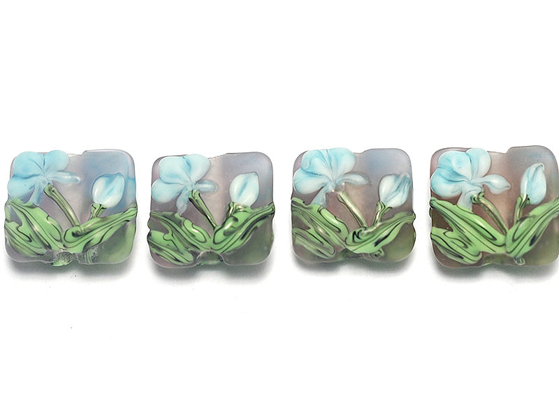 grace lampwork beads artisan handmade glass beads SRA