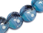 10414612 - Four Bluebell Moonlight Lentil Beads