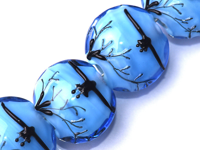 grace lampwork beads artisan handmade glass beads SRA