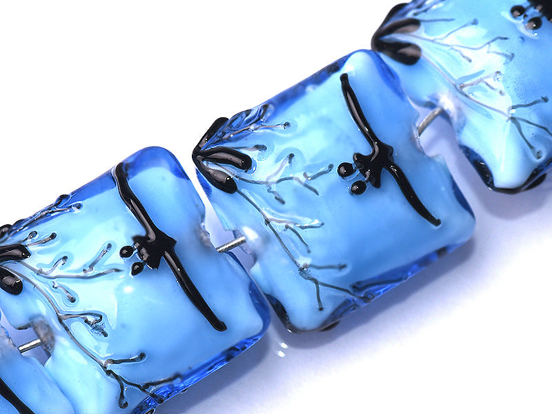 grace lampwork beads artisan handmade glass beads SRA