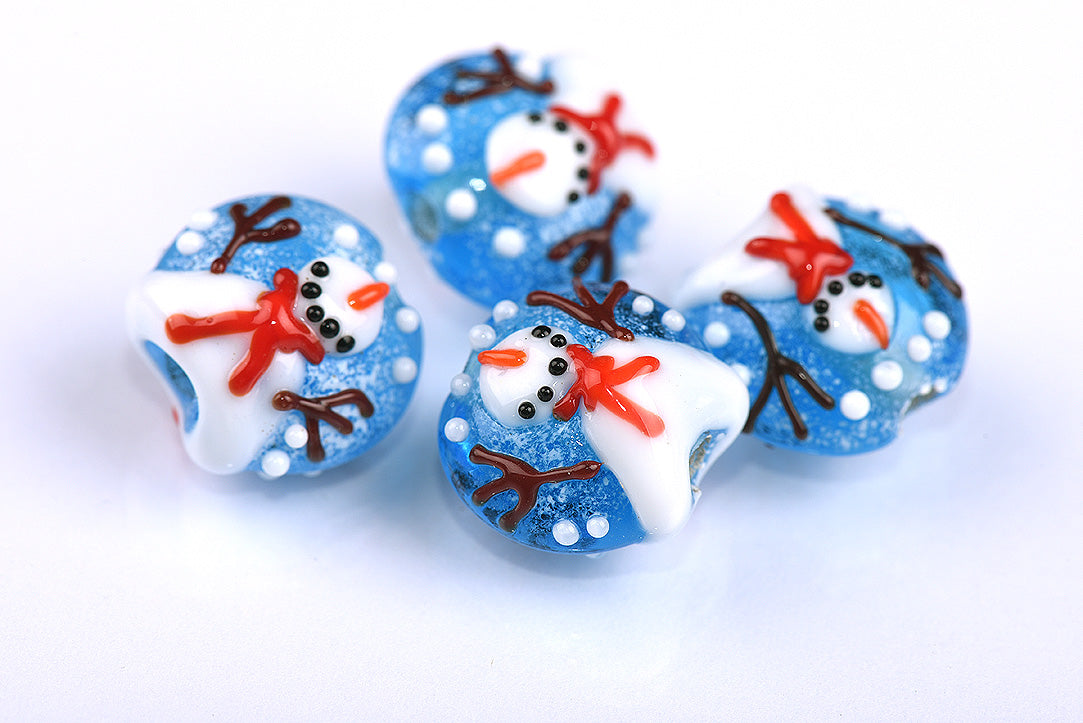 grace lampwork beads artisan handmade glass beads SRA