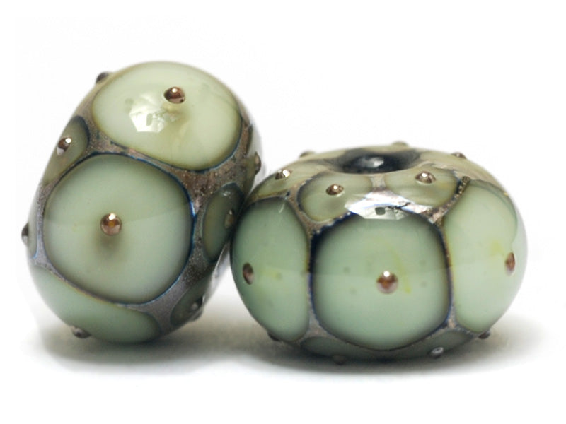 grace lampwork beads artisan handmade glass beads SRA