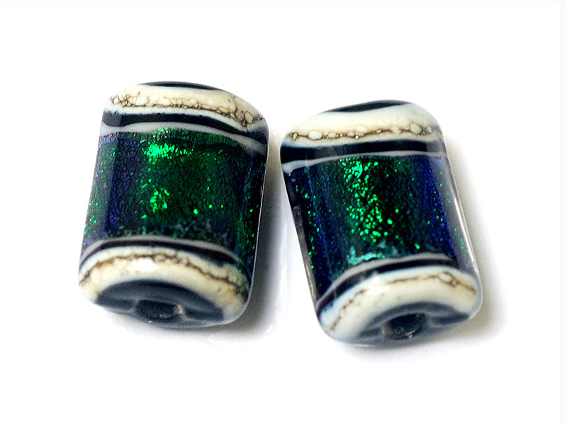 10506203 - Six Emerald Ridge Mini Kalera Beads