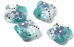 10509614 - Four Matte Morning Dew Teal Pillow Beads
