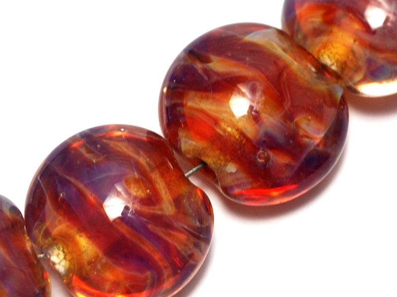 grace lampwork beads artisan handmade glass beads SRA
