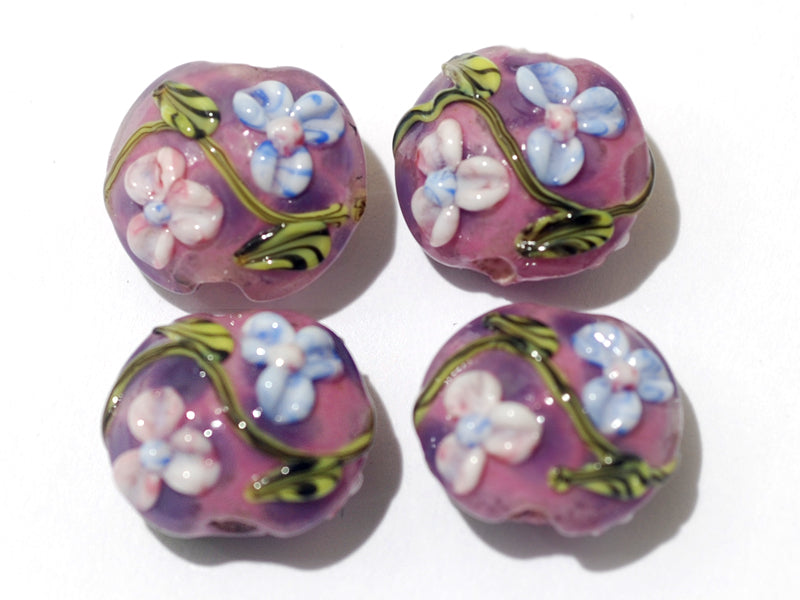 grace lampwork beads artisan handmade glass beads SRA