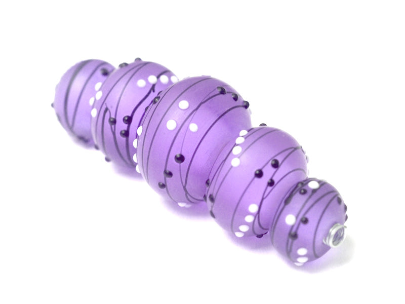 grace lampwork beads artisan handmade glass beads SRA