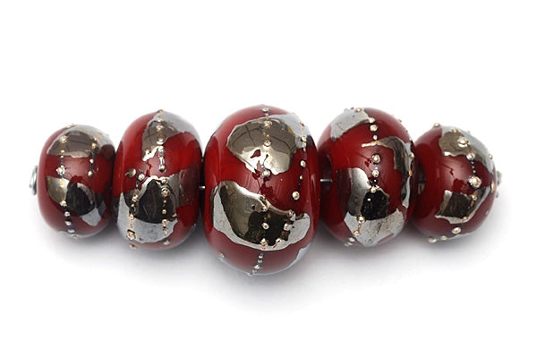 grace lampwork beads artisan handmade glass beads SRA