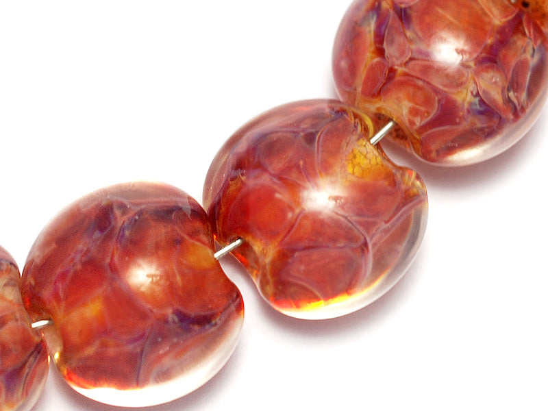 grace lampwork beads artisan handmade glass beads SRA