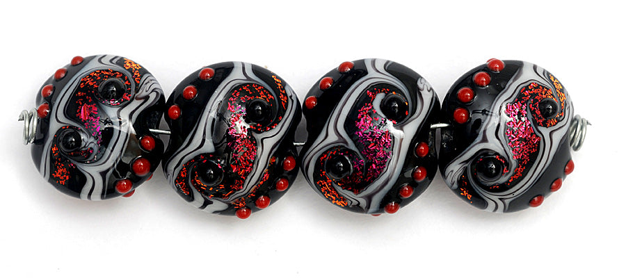 10705812 - Four Disco Night 2 Stardust Lentil Beads