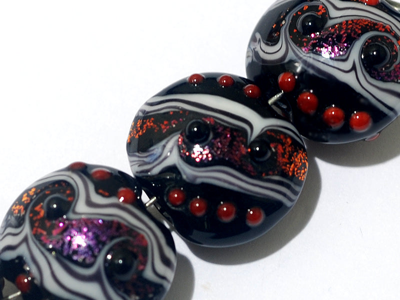 10705812 - Four Disco Night 2 Stardust Lentil Beads