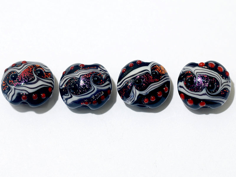 10705812 - Four Disco Night 2 Stardust Lentil Beads