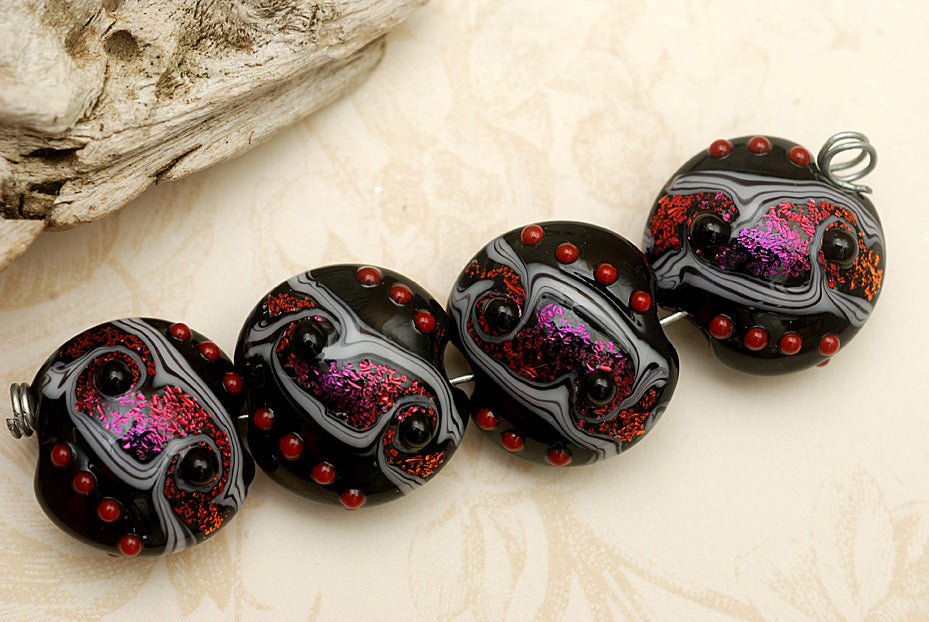 10705812 - Four Disco Night 2 Stardust Lentil Beads