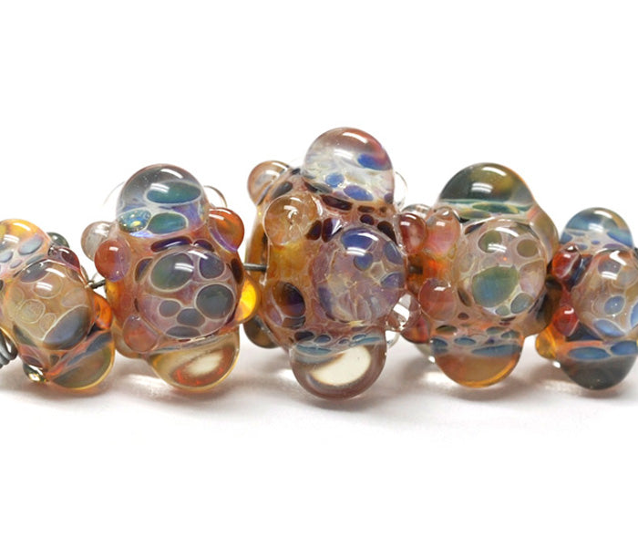 grace lampwork beads artisan handmade glass beads SRA