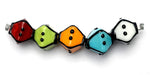 11007507 - Five Multiple Color Crystal Beads