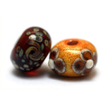 11201501C - Seven Safari Sunset Rondelle Beads