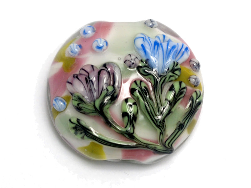 grace lampwork beads artisan handmade glass beads SRA
