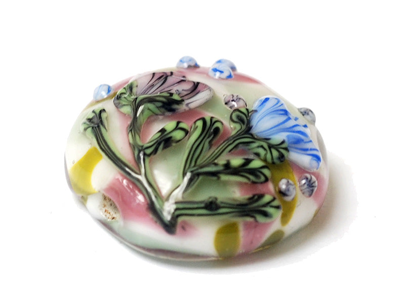 grace lampwork beads artisan handmade glass beads SRA