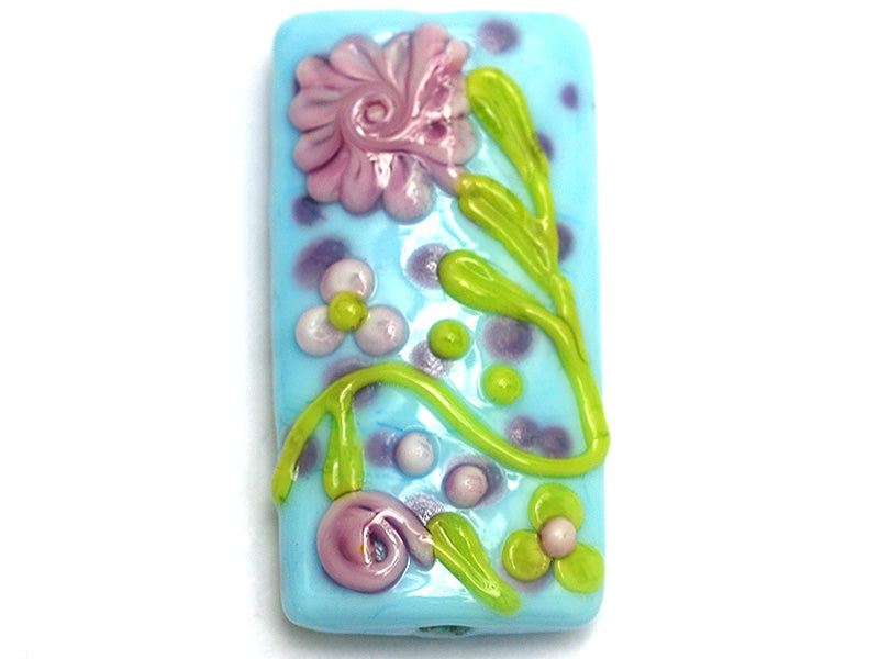 grace lampwork beads artisan handmade glass beads SRA