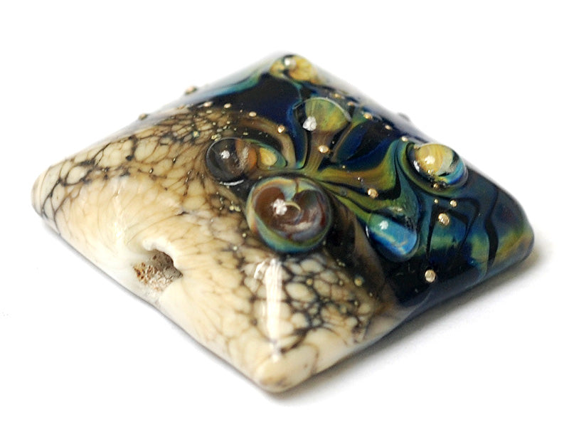 11815704 - Transparent Ink Blue w/Free Style Pillow Focal Bead