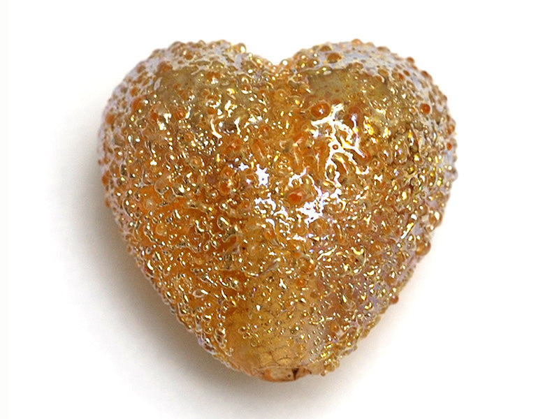 11817405 - Golden Yellow Metallic Heart