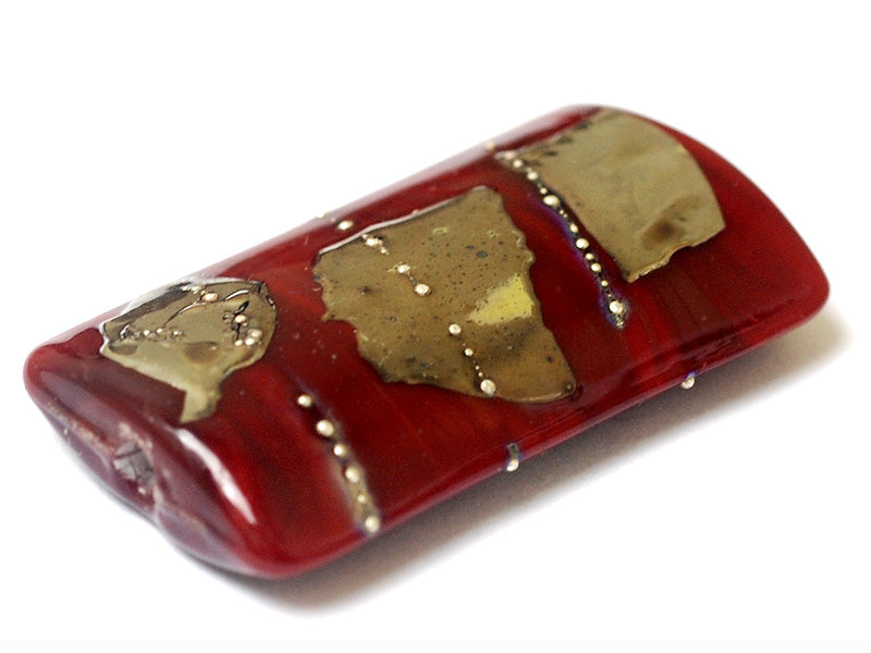 11818303 - Regal Red Metallic Kalera Focal Bead