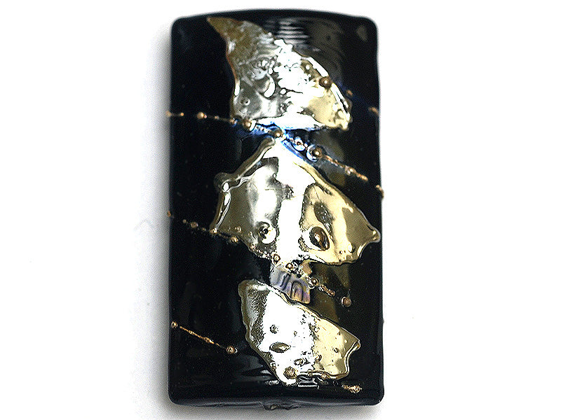 11819603 - Elegant Black Metallic Kalera Focal Bead