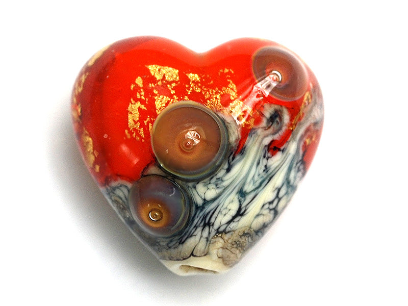 grace lampwork beads artisan handmade glass beads SRA