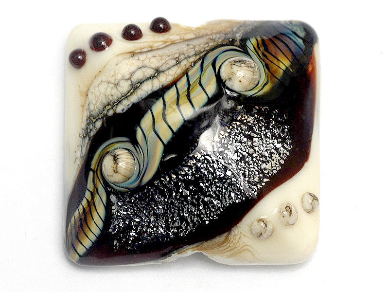 11831304 - Dark Cherry Stardust Pillow Focal Bead
