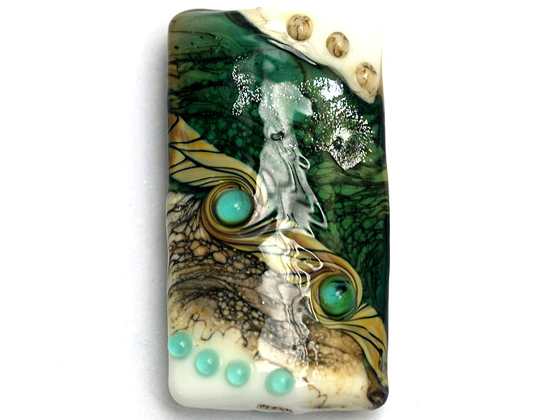 11831603 - Mint Stardust Kalera Focal Bead