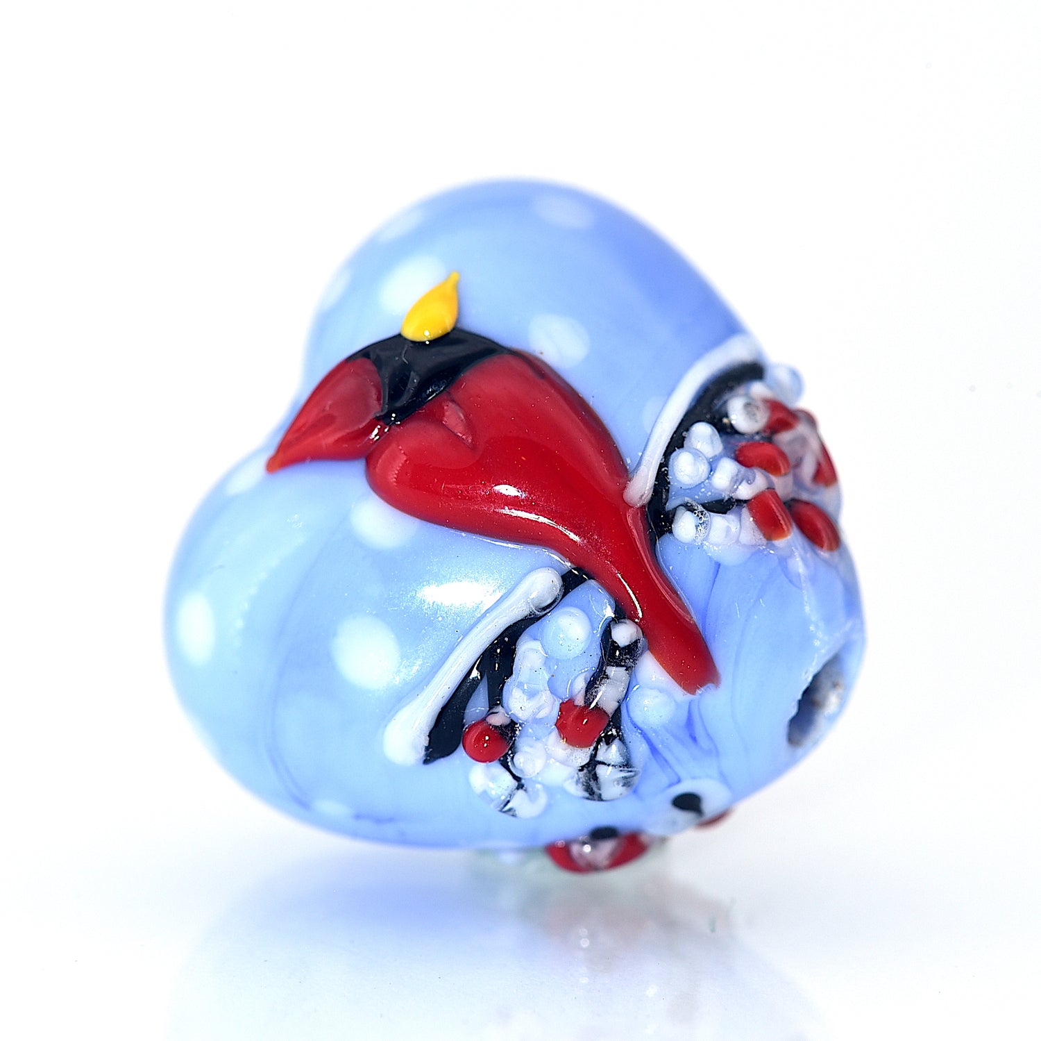 11833205 - Winter Red Cardinal Heart