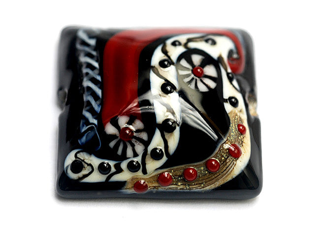 grace lampwork beads artisan handmade glass beads SRA