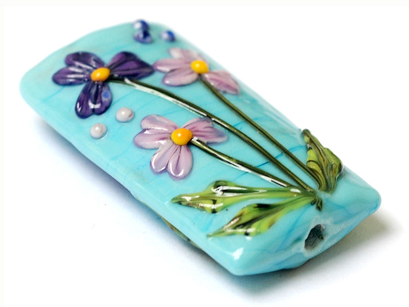 grace lampwork beads artisan handmade glass beads SRA