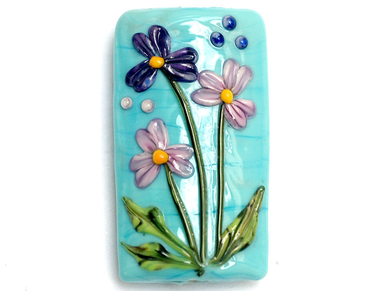 grace lampwork beads artisan handmade glass beads SRA
