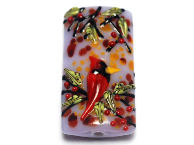 11834603 - Autumn Red Cardinal Kalera Focal Bead